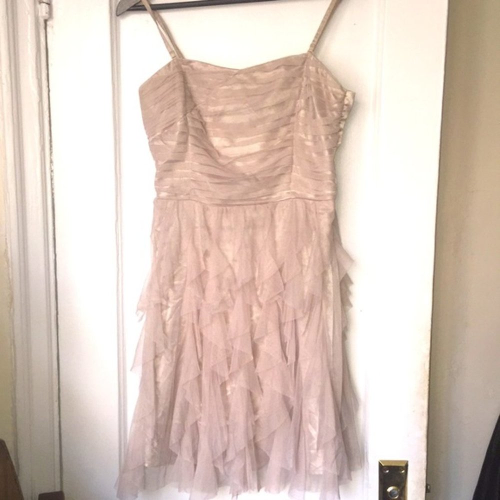 Beautiful cream dress with silky lining